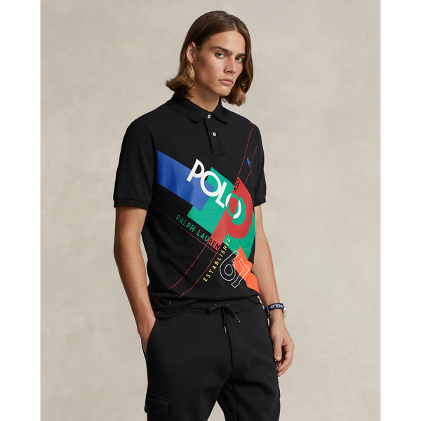 Polo Ralph Lauren Classic Fit Mesh Polo Shirt Black