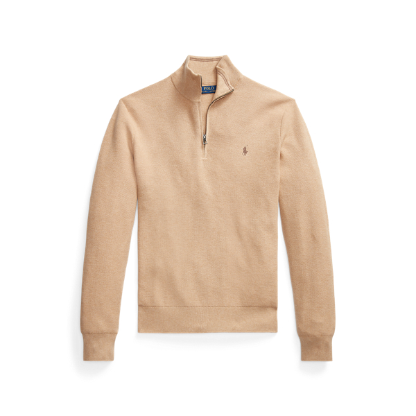 We have re-interpreted our iconic mesh fabric with combed cotton yarn to create this lightweight jumper.