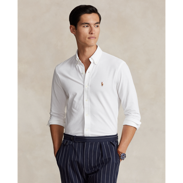 Chemise Oxford en jersey - Polo Ralph Lauren - Modalova