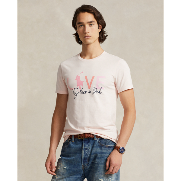 Ralph lauren pink pony love store t shirt