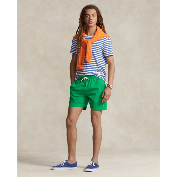 Polo Ralph Lauren Traveler Swim Shorts In Green In Preppy Green