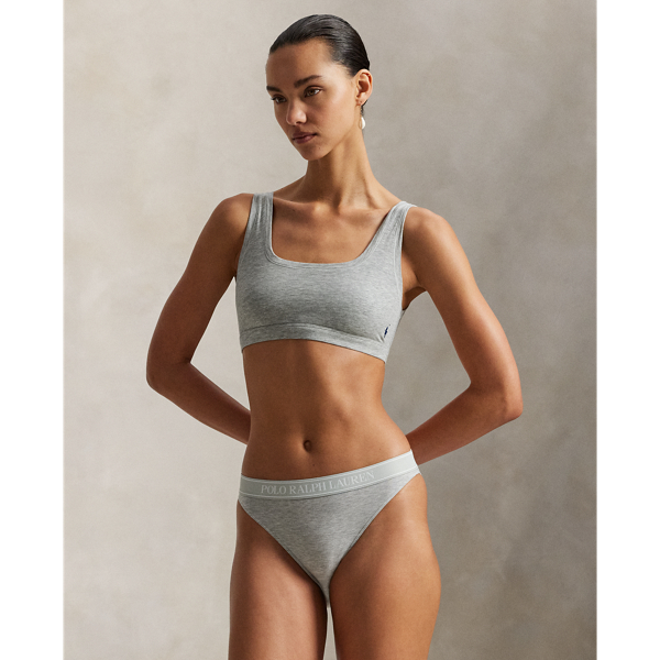 Cut for a low rise with full seat coverage and minimal hip coverage, our bikini brief is an essential you'll reach for again and again. Crafted for longevity and comfort, it combines a breathable stretch-blend shell with a "Polo  Ralph Lauren Lauren" waistband.