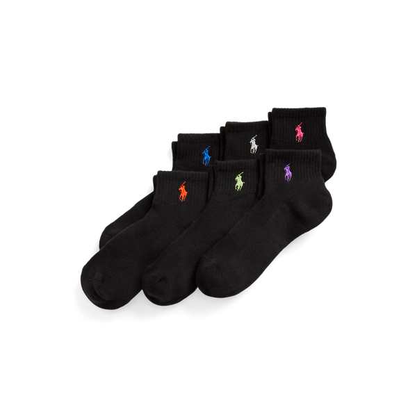 Polo Ralph Lauren Quarter-crew Sock 6-pack In Bast