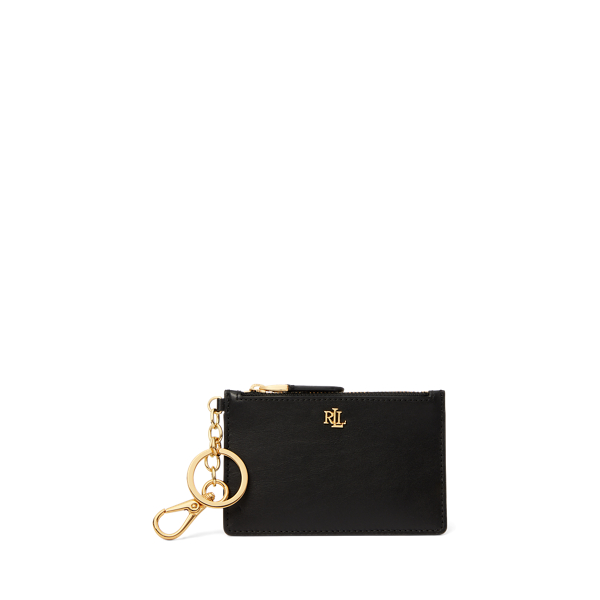 Ralph Lauren Zip-fastening Card Case In Black