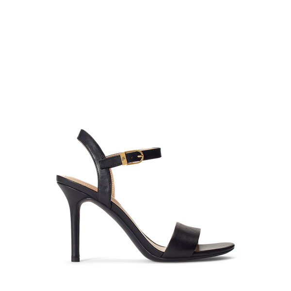 Sandales Gwen en cuir tanné - Lauren - Modalova