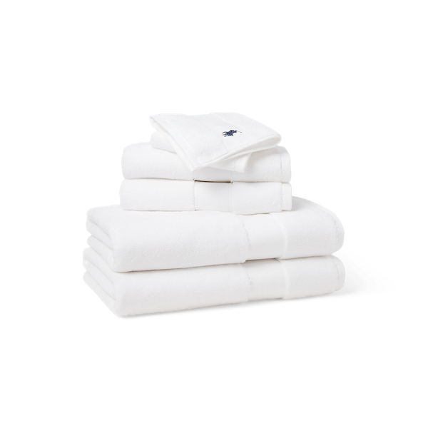 Shop Ralph Lauren The Polo Towel Set In White
