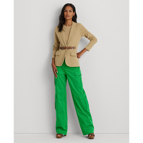 Lauren Ralph Lauren Faille Cargo Pant In Green Topaz