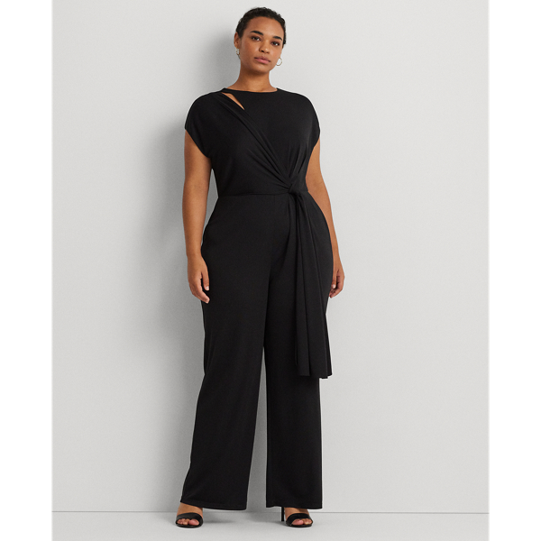 louren shoulder tie jumpsuit