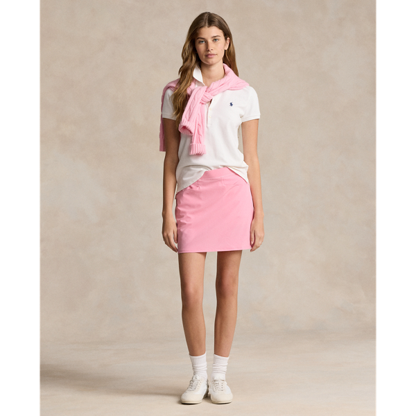Rlx Golf 15" Performance Pleated Skort In Course Pink