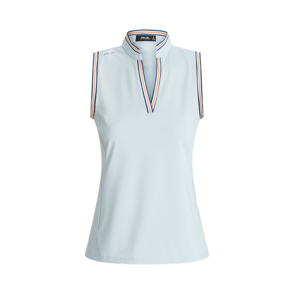 Shop Rlx Golf Tailored Fit Pique Sleeveless Shirt In Multi