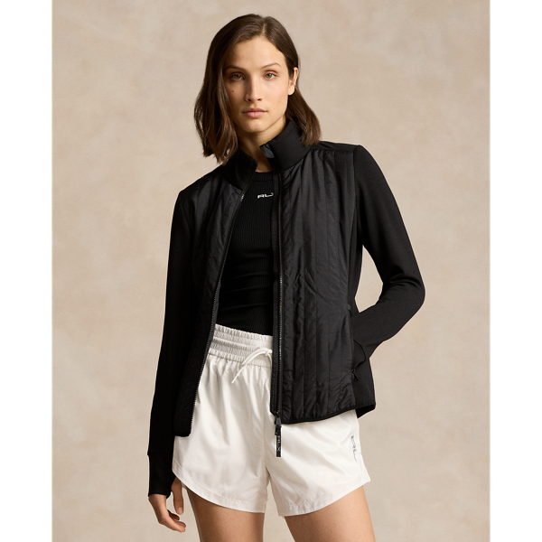 Rlx Golf Performance Full-zip Jacket In Black