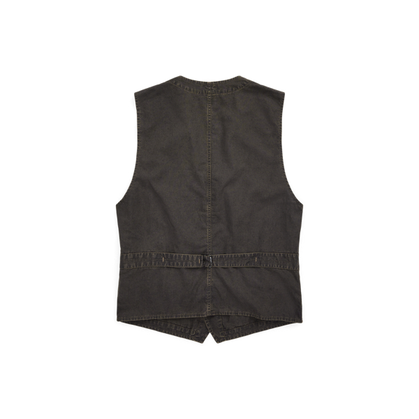 傑作 RRL POSADAS RUG VEST ネイティブ レザー ベストS Denim & Supply