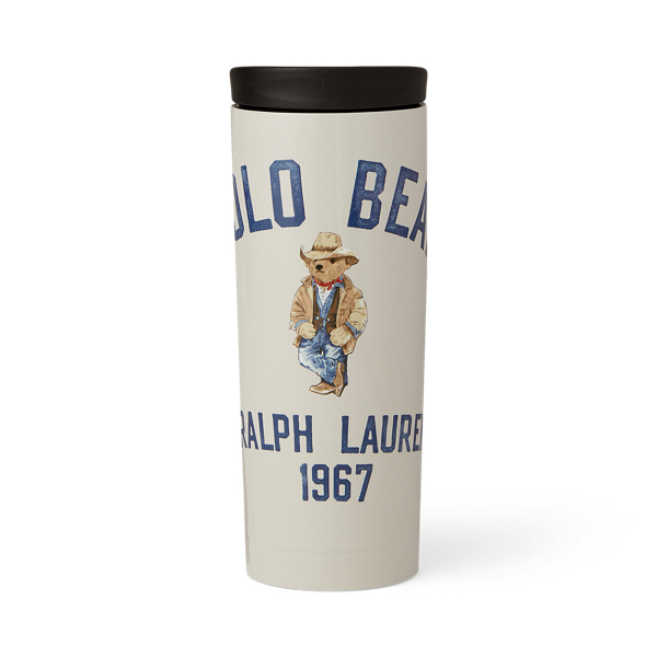 Shop Ralph Lauren Country Polo Bear Tumbler In Blue Multi