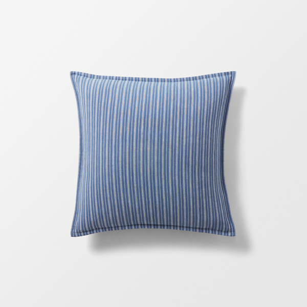 Ralph Lauren Marisa Striped Throw Pillow In Blue