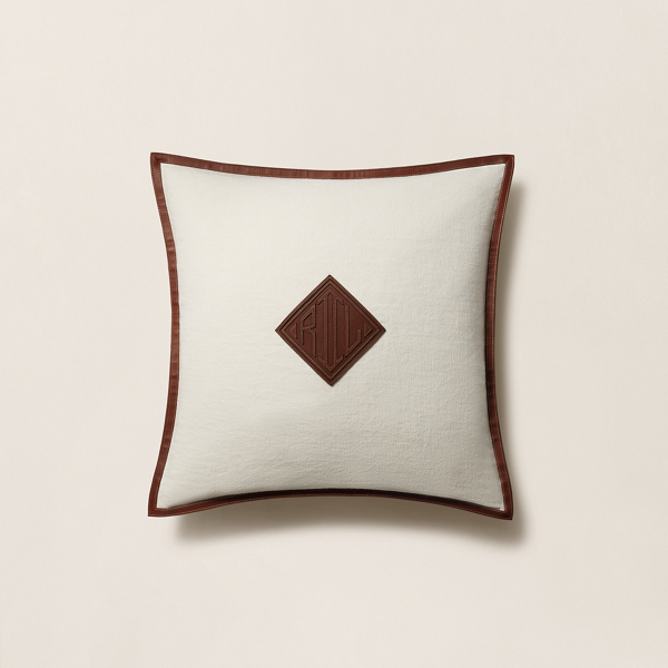 Polo Ralph Lauren Moore Throw Pillow In True Cream