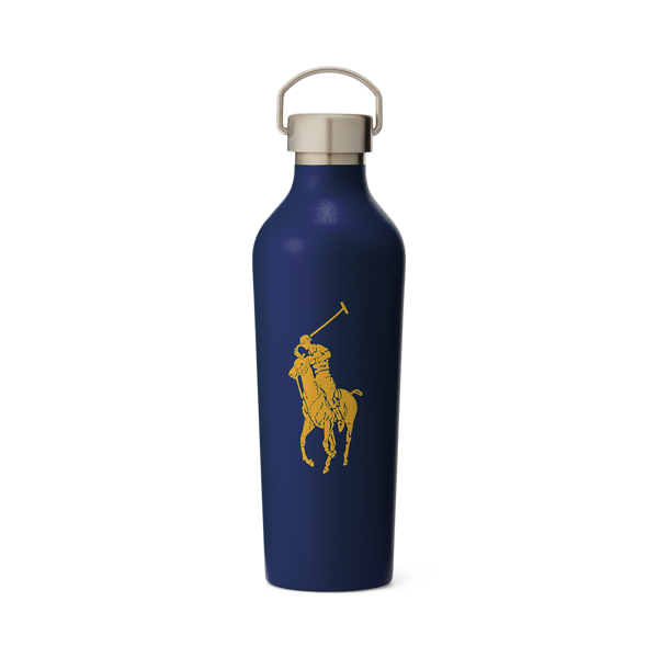 Polo Ralph Lauren Give Me Tap Big Pony Water Bottle In Blue/yellow