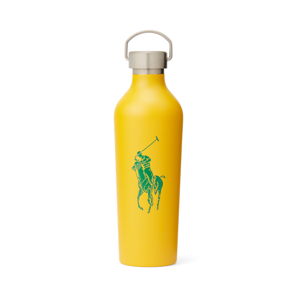 Polo Ralph Lauren Give Me Tap Big Pony Water Bottle In Yellow/green