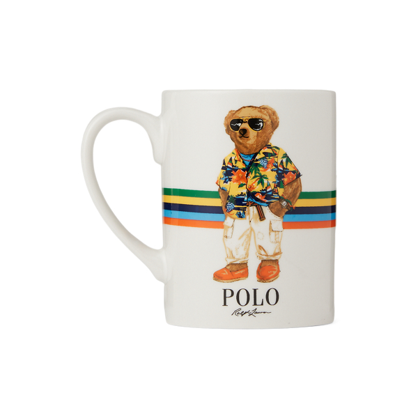 Shop Ralph Lauren Beach Polo Bear Mug In Multi