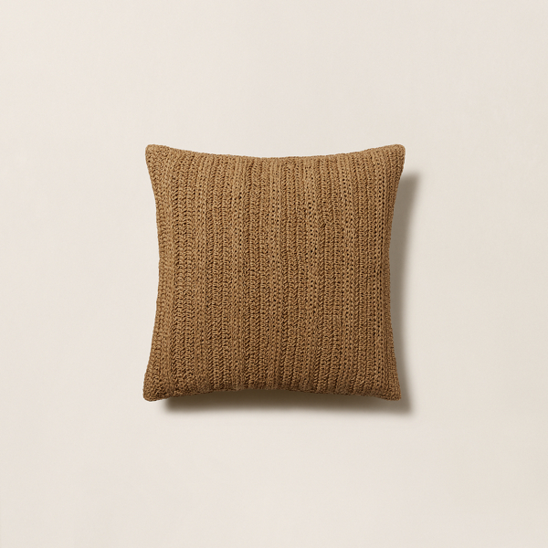 Shop Ralph Lauren Darby Throw Pillow In Natural