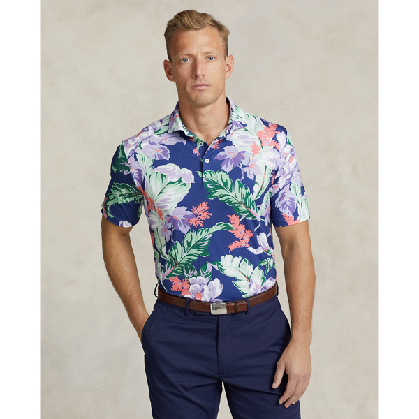 Shop Rlx Golf Classic Fit Performance Polo Shirt In Astor Floral