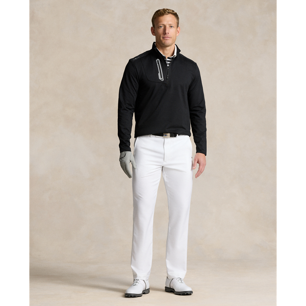 Rlx Golf Tailored Fit Performance Twill Pant In Ceramic White