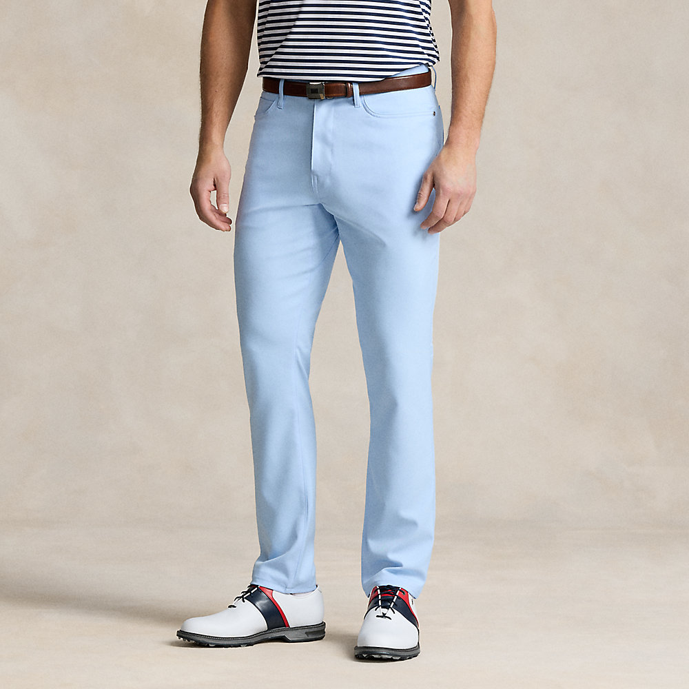 Rlx Golf Classic Fit Performance Twill Pant In Office Blue