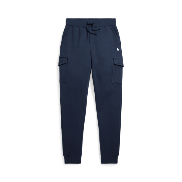 Polo Ralph Lauren Toddler And Little Boys Fleece Cargo Jogger Pants In Refined Navy/white