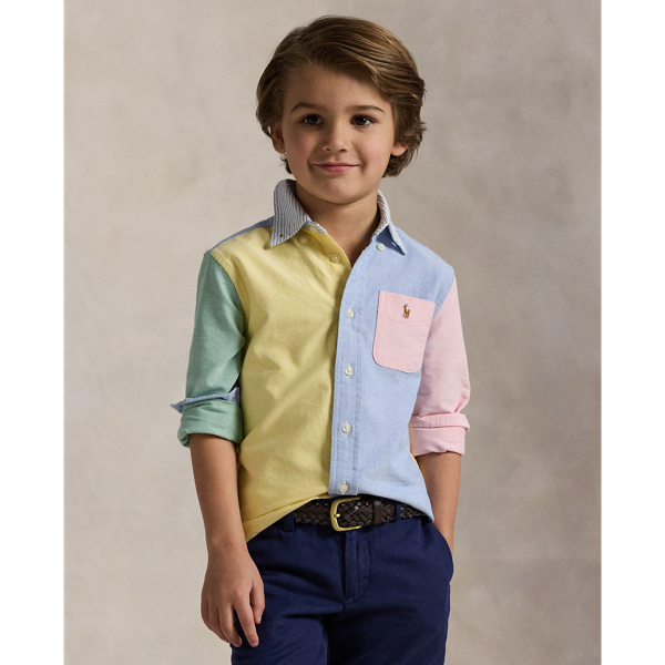 Polo Ralph Lauren Toddler And Little Boys Cotton Oxford Shirt In Funshirt