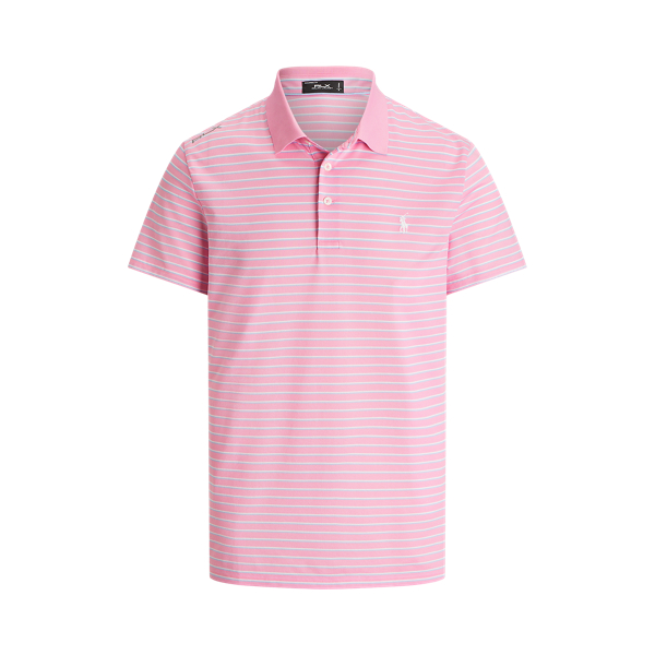 Shop Rlx Golf Tailored Fit Performance Polo Shirt In Pink
