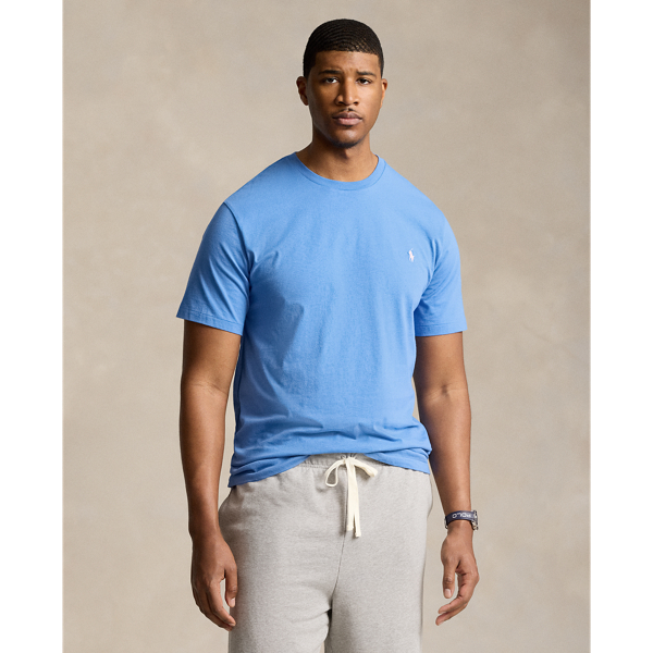 Polo Ralph Lauren Jersey Crewneck T-shirt In New England Blue
