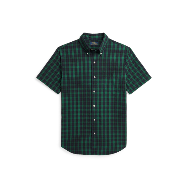 POLO RALPH LAUREN】クラシック フィット チェック シアサッカー 