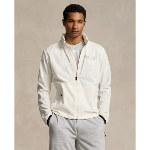 Shop Ralph Lauren Performance Hooded Jacket In Deckwash White