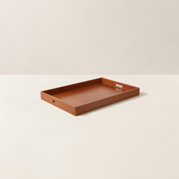 Polo Ralph Lauren Bromley Tray In Antiqued Saddle
