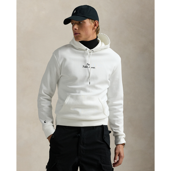 Sweat à capuche maille double à logo - Polo Ralph Lauren - Modalova