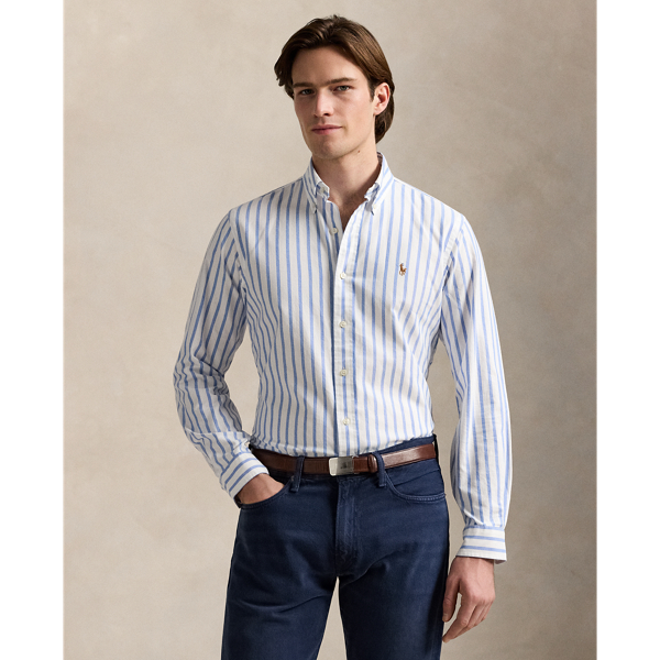 Chemise Oxford rayée Slim Fit - Polo Ralph Lauren - Modalova