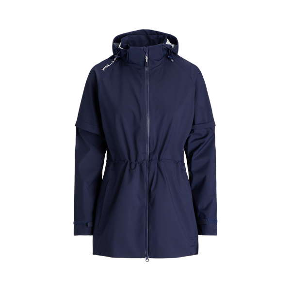 Shop Rlx Golf Convertible Water-repellent Jacket In Blue