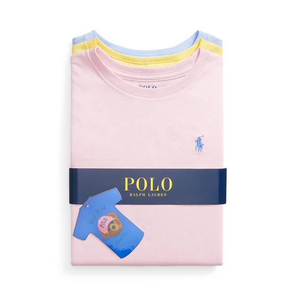 POLO RALPH LAUREN RALPH LAUREN COTTON JERSEY CREWNECK TEE 3-PACK