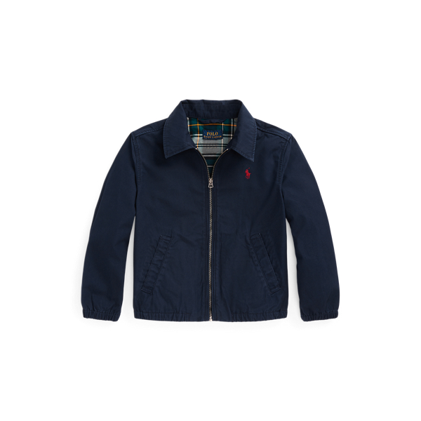 Polo Ralph Lauren Bayport Cotton Poplin Jacket In Newport Navy