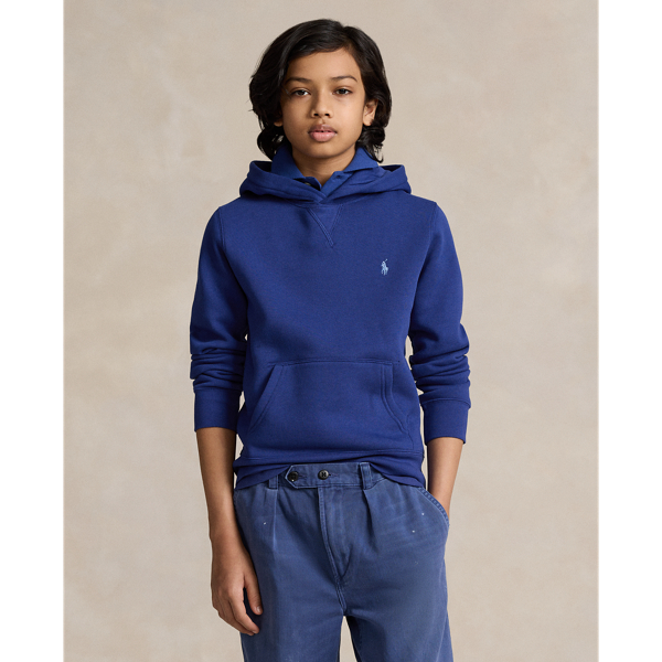 Polo Ralph Lauren Kids' Fleece Hoodie In Beach Royal