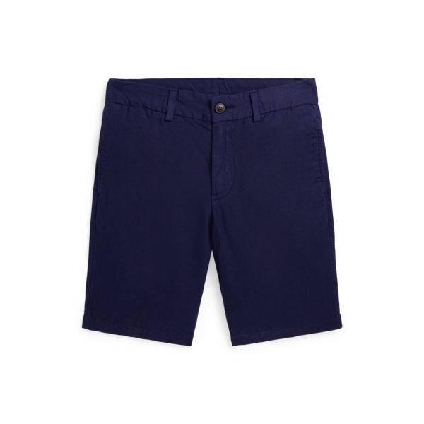 Polo Ralph Lauren Flat Front Chino Shorts In Newport Navy