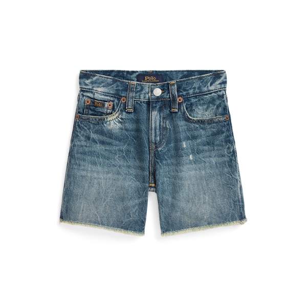 Polo Ralph Lauren Big Boys Sullivan Slim Cutoff Denim Shorts In Falcconn