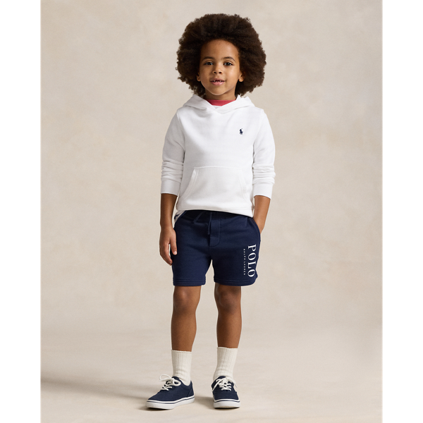 Polo Ralph Lauren Kids' Logo Spa Terry Short In Newport Navy