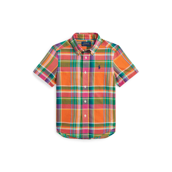 POLO RALPH LAUREN CHILDRENSWEAR】コットン マドラス ショート  