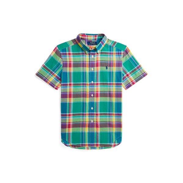 POLO RALPH LAUREN CHILDRENSWEAR】コットン マドラス ショート 