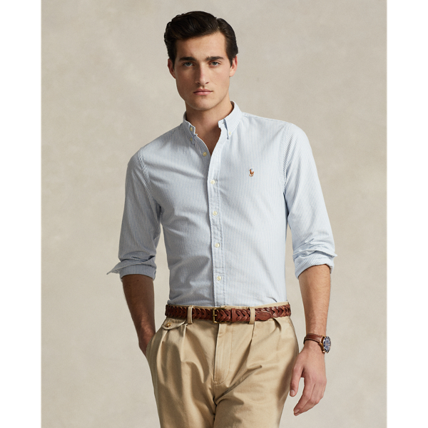 Chemise Oxford rayée Slim Fit - Polo Ralph Lauren - Modalova