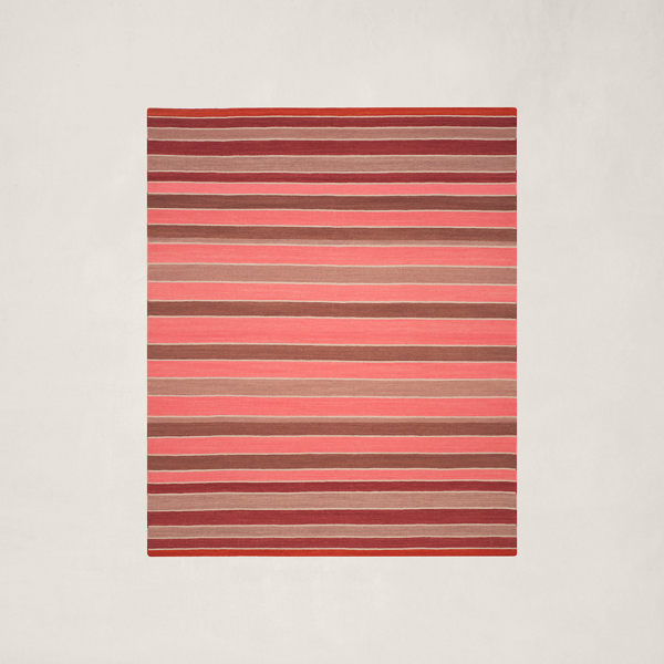 Ralph Lauren Barragan Stripe Rug In Blaze