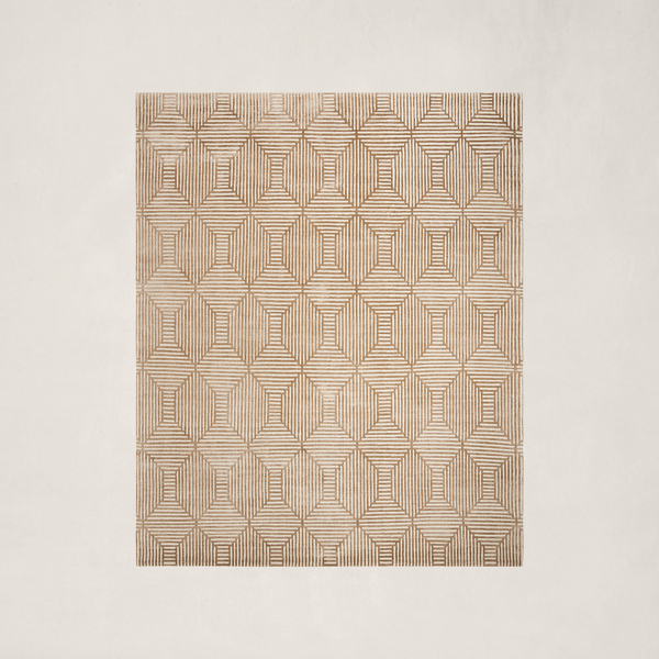 Ralph Lauren Cuvette Rug In Brown