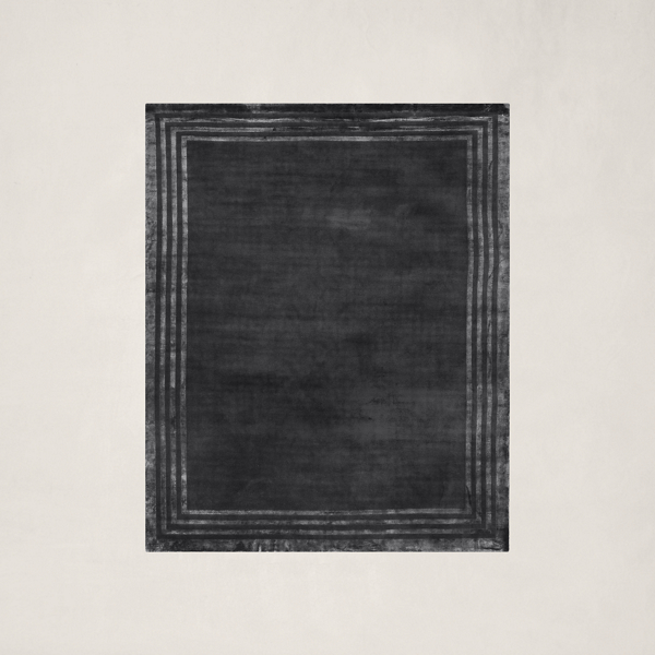 Polo Ralph Lauren Ellington Border Rug In Platinum