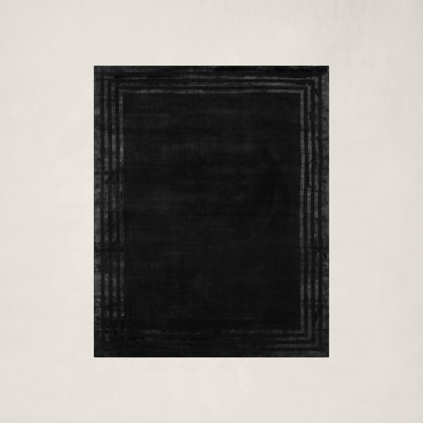 Polo Ralph Lauren Ellington Border Rug In Onyx