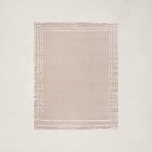 Polo Ralph Lauren Ellington Border Rug In Sterling